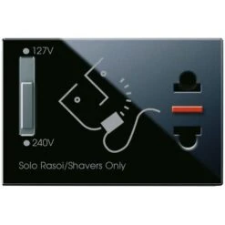 Prise Rasoir 230V 20Va Life 3M AVE 442033RS