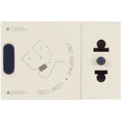 Prise Rasoir 230V 20Va Classe 3M AVE 449033RS