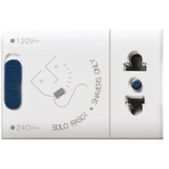 Prise Rasoir 230V 20Va Domus 3M AVE 441033RS