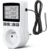 Prise Thermostat, Prise Minuteur Digital, Prise Programmable Digitale Avec Sonde, Minuterie Numérique Programmable, Prise Thermostat Chauffage Pour Serre, Aquarium