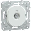Schneider® Ovalis - Prise TV Simple - Blanc