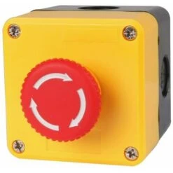 Bouton D''arrêt D''urgence Coup De Poing，Un Bouton D'arrêt D'urgence + Capot De Protection Transparent