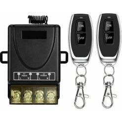 Interrupteur De Télécommande Haute Puissance Sans Fil 433Mhz, Télécommande RF AC85250V 30A Pour Lumière, Pompe à Eau, Appareils Ménagers, Irrigation Agricole