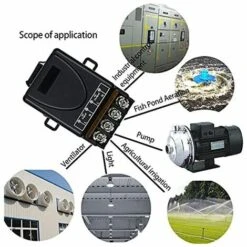 Commutateur à Distance Sans Fil AC 110 V/120 V/240 V/40 A, Commutateur RF Sans Fil Pour Appareils Ménagers, Pompe, Lampes De Plafond Et équipements électriques Avec Interrupteur à Distance De 100m 7 Commutateur à Distance Sans Fil AC 110 V/120 V/240 V/40 A, Commutateur RF Sans Fil Pour Appareils Ménagers, Pompe, Lampes De Plafond Et équipements électriques Avec Interrupteur à Distance De 100m -Legrand || Schneider® Soldes Boutique 99980259 3