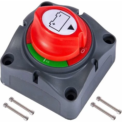 Coupe Circuit De Batterie 12V - 48V Interrupteur Isolateur De Batterie, Interrupteur De Déconnexion De Batterie étanche 275A Commutateur D'Isolateur De Batterie Pour Voitures, Bateaux,Véhicules 1 Coupe Circuit De Batterie 12V - 48V Interrupteur Isolateur De Batterie, Interrupteur De Déconnexion De Batterie étanche 275A Commutateur D'Isolateur De Batterie Pour Voitures, Bateaux,Véhicules
